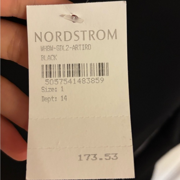 Ted Baker: Artiro Asymmetrical Shift Dress in Black size 1 - Picture 10 of 11